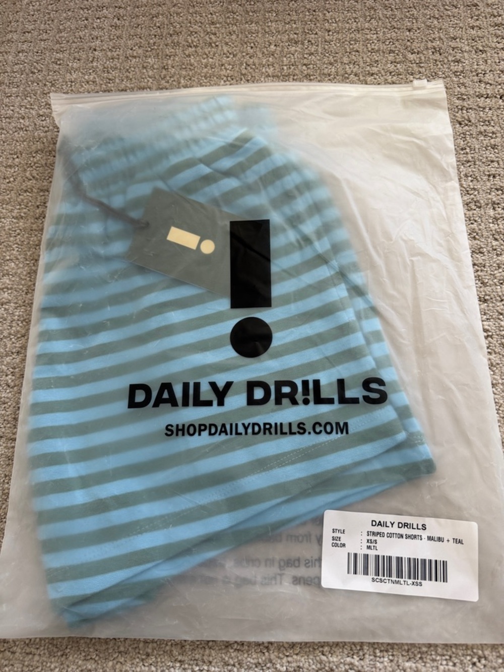 Daily Drills Teal + Malibu Shorts